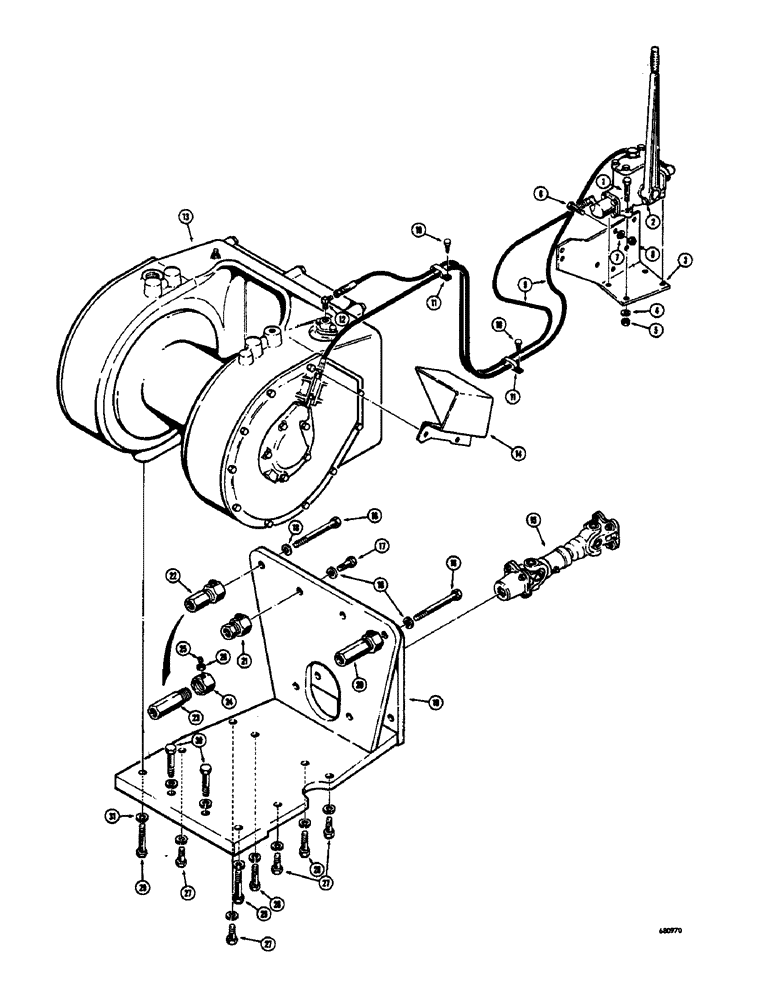Схема запчастей Case 400 - (094) - WINCH AND WINCH CONTROL PADS, GEARMATIC WINCH (05) - UPPERSTRUCTURE CHASSIS