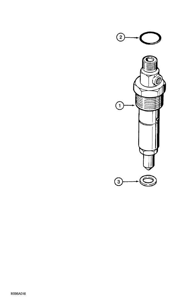 Схема запчастей Case 760 - (03-014) - FUEL INJECTION NOZZLE - 7 MM TIP, 4-390 ENGINE (10) - ENGINE