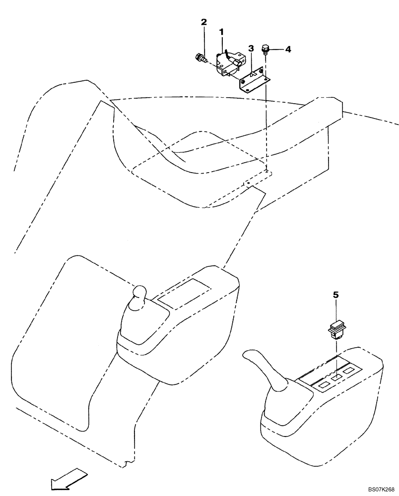 Схема запчастей Case CX225SR - (04-11) - TRAVEL ALARM (04) - ELECTRICAL SYSTEMS
