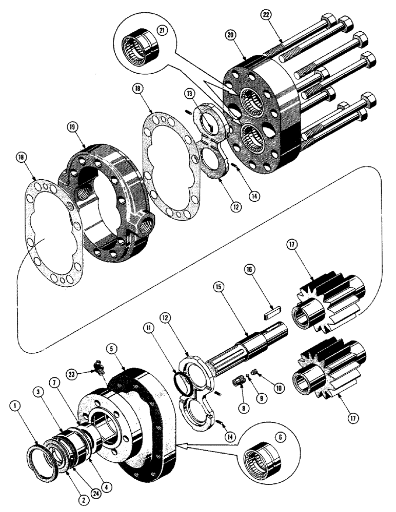 Схема запчастей Case 420B - (18) - 39582 SPECIAL RELIEF VALVE, TERRALOADR AND BACKHOE 