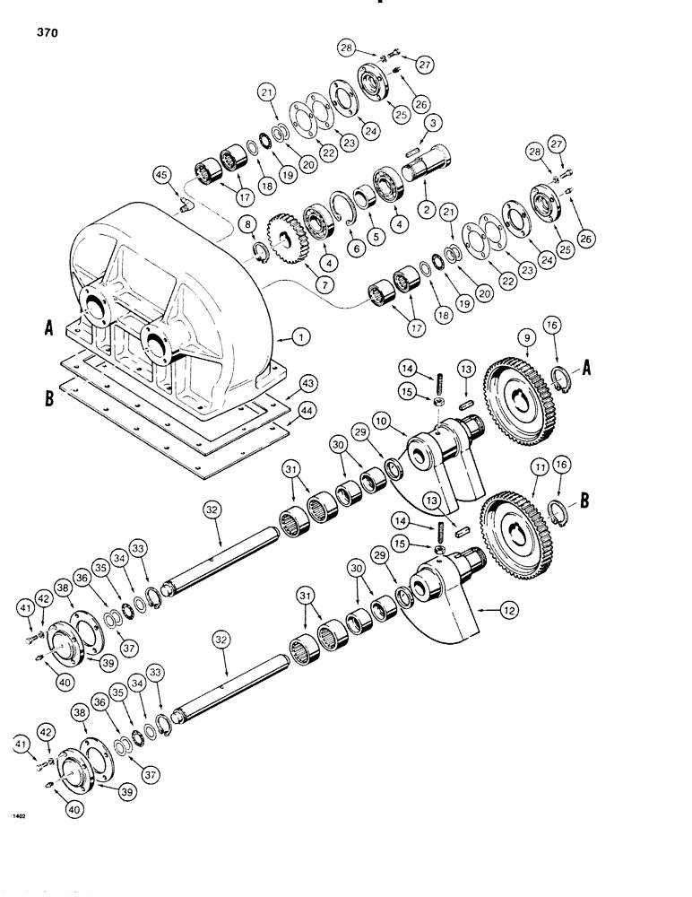 Схема запчастей Case P60 - (370) - H559187 AND H601989 LINE LAYER GEARBOX (89) - TOOLS