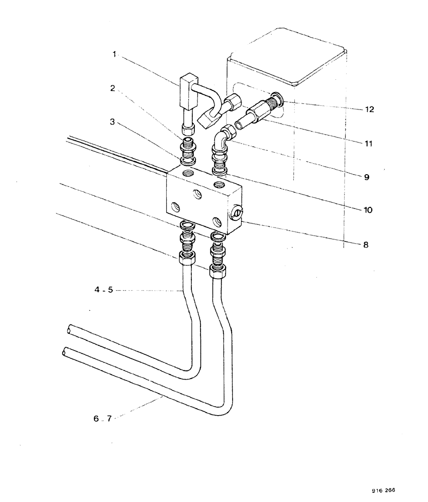 Схема запчастей Case 580F - (402) - SIDE SHIFT BACKHOE, SAFETY VALVE, STABILIZER CYLINDER, FOR SWEDEN ONLY (35) - HYDRAULIC SYSTEMS