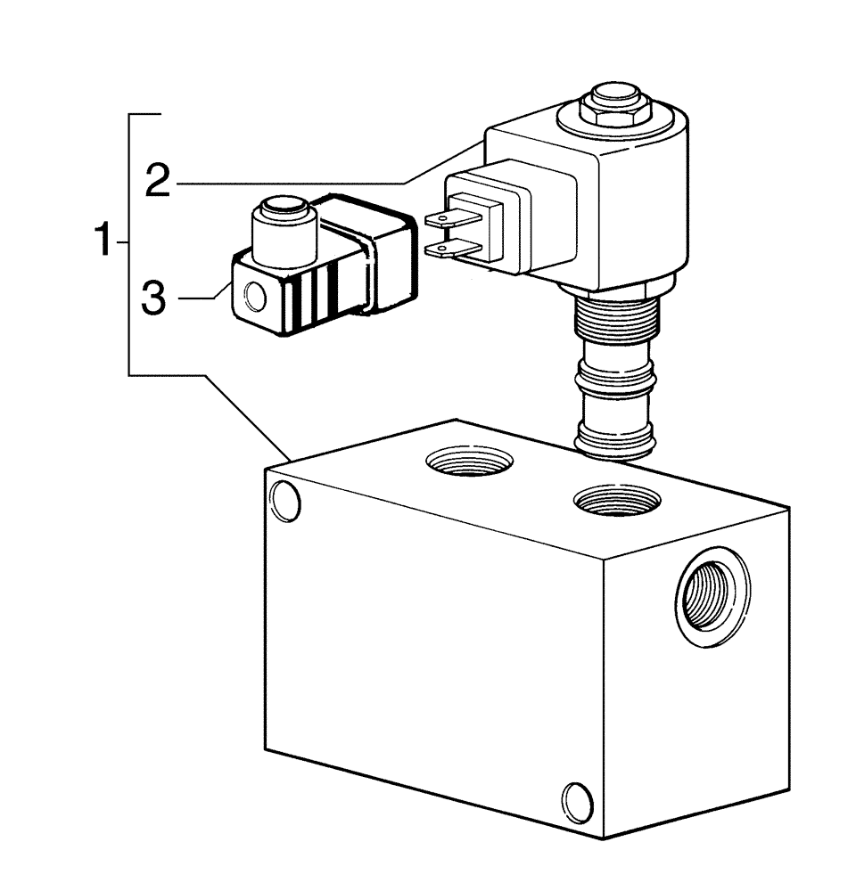 Схема запчастей Case 865B AWD - (08-37[01]) - SOLENOID VALVE (08) - HYDRAULICS