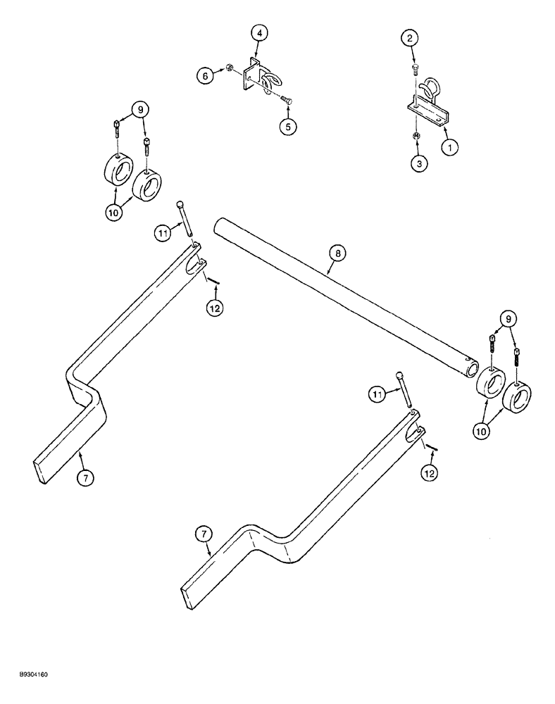 Схема запчастей Case MAXI-SNEAKER - (09-062) - REEL CARRIER (09) - CHASSIS/ATTACHMENTS