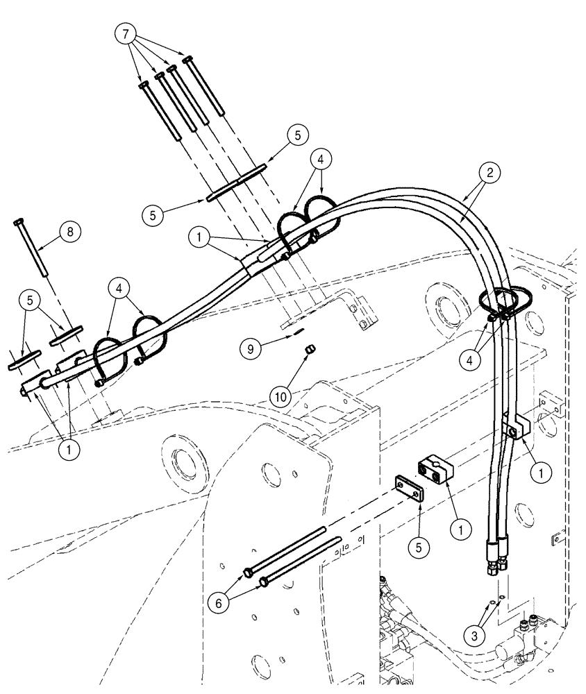 Схема запчастей Case 621D - (08-13) - HYDRAULICS - COUPLER, XT LOADER (08) - HYDRAULICS