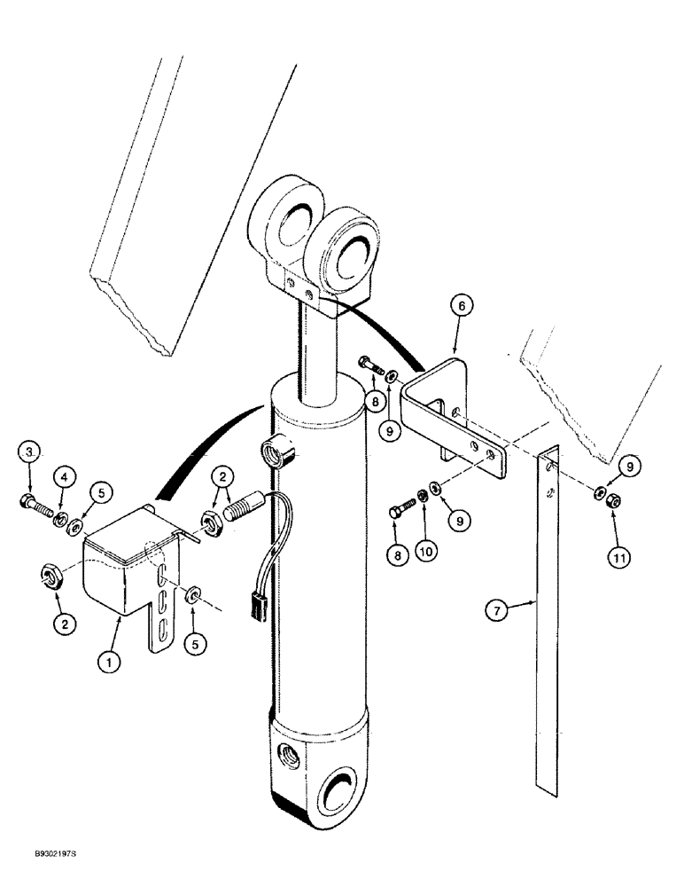 Схема запчастей Case 621B - (9-004) - LOADER BUCKET RETURN-TO-DIG, XT LOADER (09) - CHASSIS/ATTACHMENTS