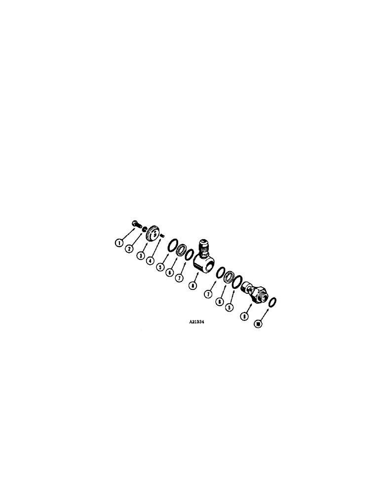 Схема запчастей Case W9C - (204[1]) - A17688 CONNECTOR (09) - CHASSIS