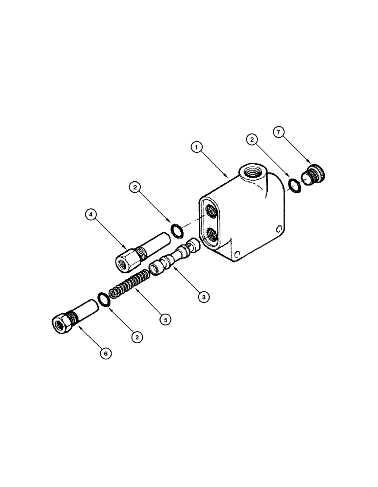 Схема запчастей Case 865 AWD - (05-10[01]) - PRIORITY VALVE - ASSEMBLY (05) - STEERING