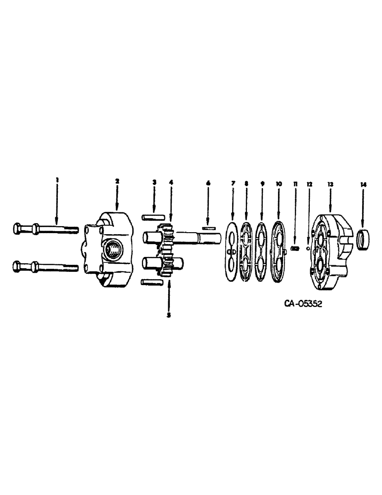 Схема запчастей Case 4120 - (10-4) - HYDRAULICS, HYDRAULIC PUMP (07) - HYDRAULICS