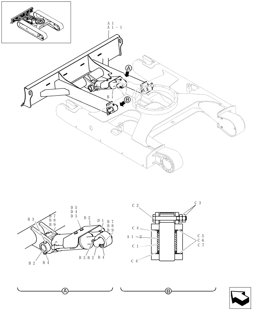 Схема запчастей Case CX20B - (420-01[1]) - DOZER (86) - DOZER