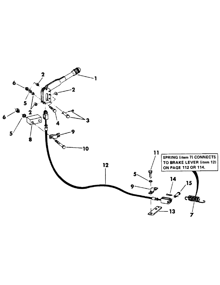 Схема запчастей Case 40BLC - (116) - SWING BRAKE CONTROL (04) - UNDERCARRIAGE