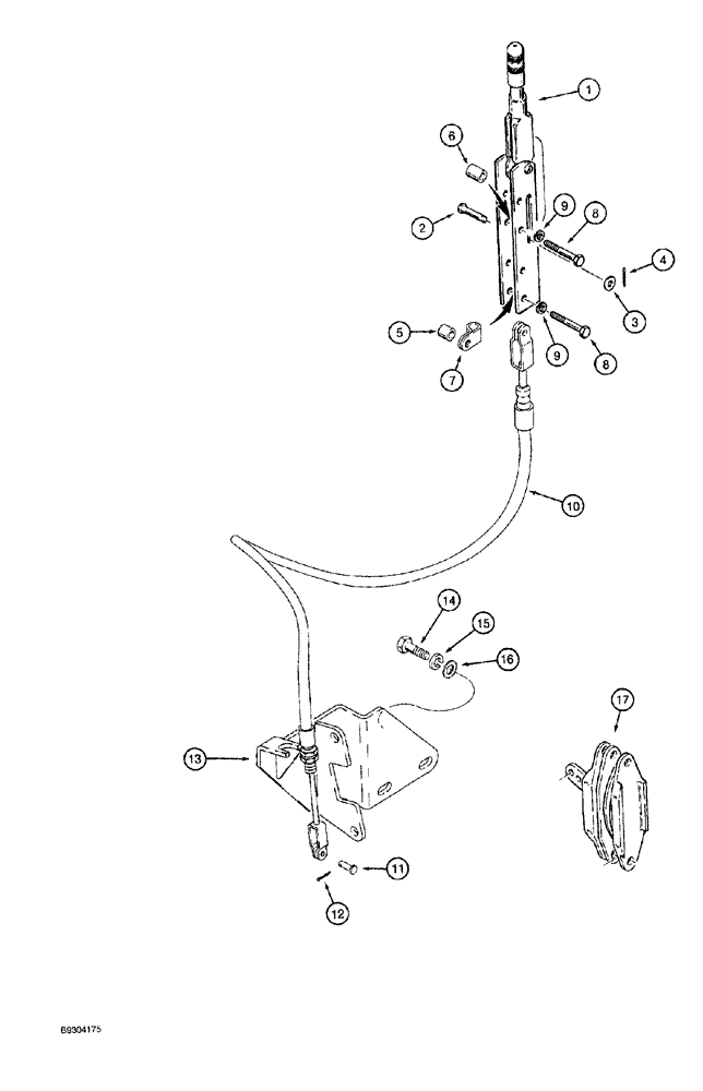 Схема запчастей Case MAXI-SNEAKER - (07-002) - PARKING BRAKE (07) - BRAKES
