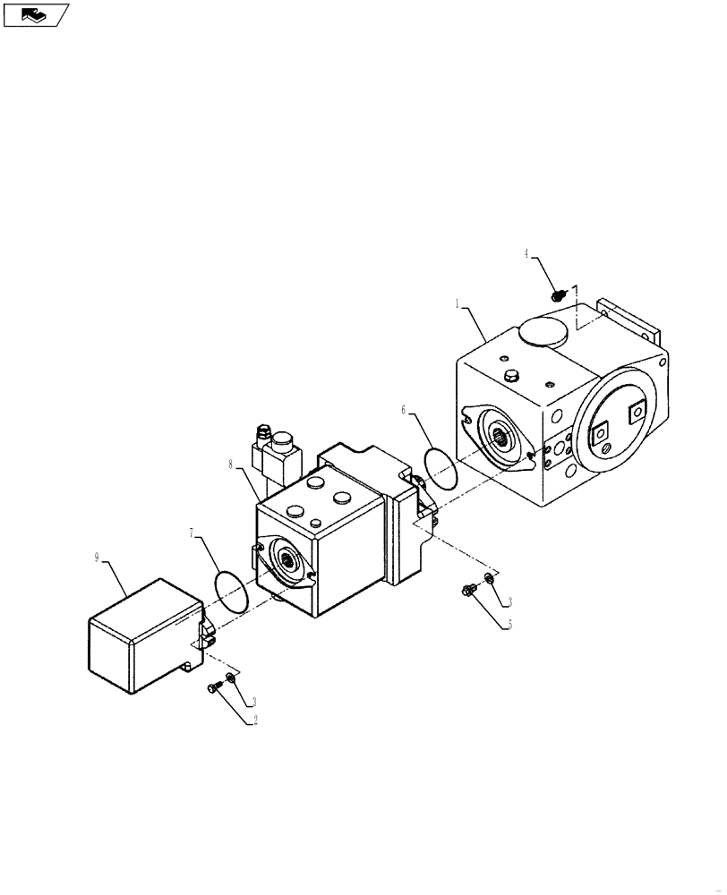 Схема запчастей Case SV212 - (35.700.04[01]) - PUMP, HYDRAULIC, PAD FOOT - ASN NDNTC3516 (35) - HYDRAULIC SYSTEMS