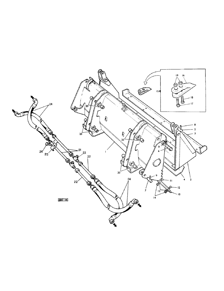 Схема запчастей Case 35 - (018) - BUCKET 4-IN-1 
