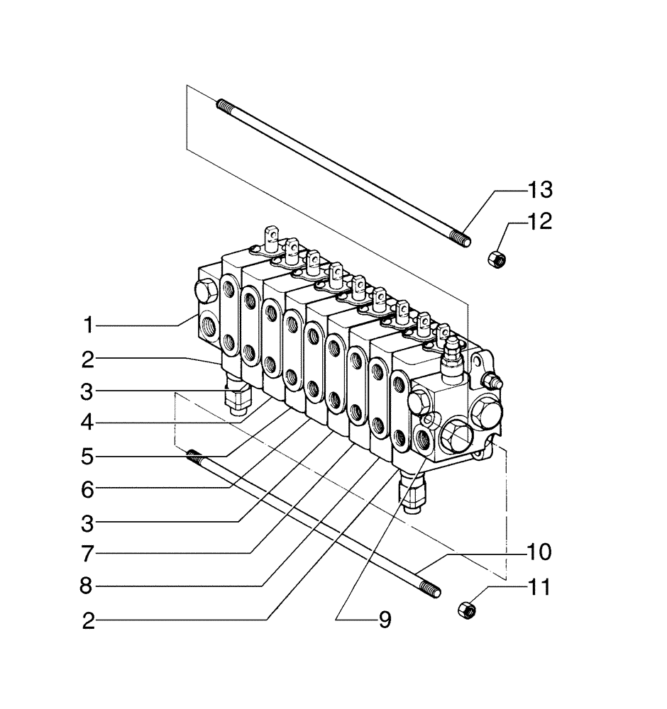 Схема запчастей Case 865B AWD - (08-60[02]) - VALVE ASSY (08) - HYDRAULICS