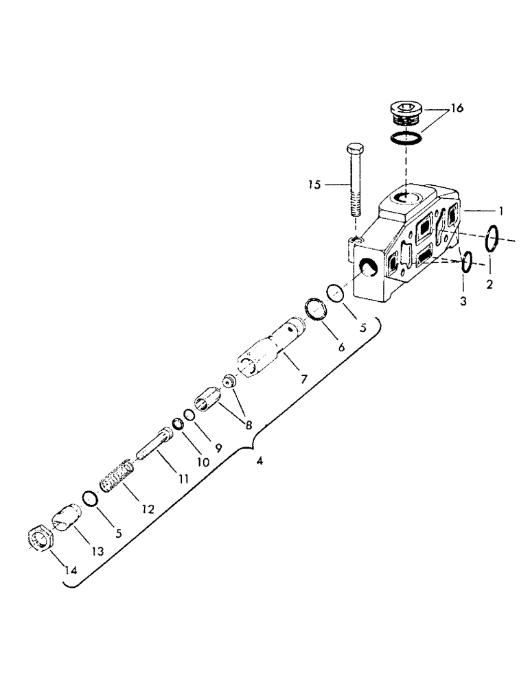 Схема запчастей Case 30YC - (H12) - INLET SECTION PART NUMBER 202283M1 (07) - HYDRAULIC SYSTEM