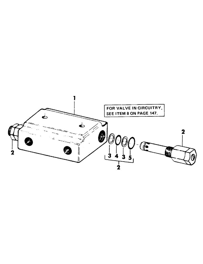Схема запчастей Case 40BLC - (249) - SWING, IN-LINE, CROSSOVER RELIEF VALVE, (USED WITH SWING MOTOR CIRCUIT) (07) - HYDRAULIC SYSTEM