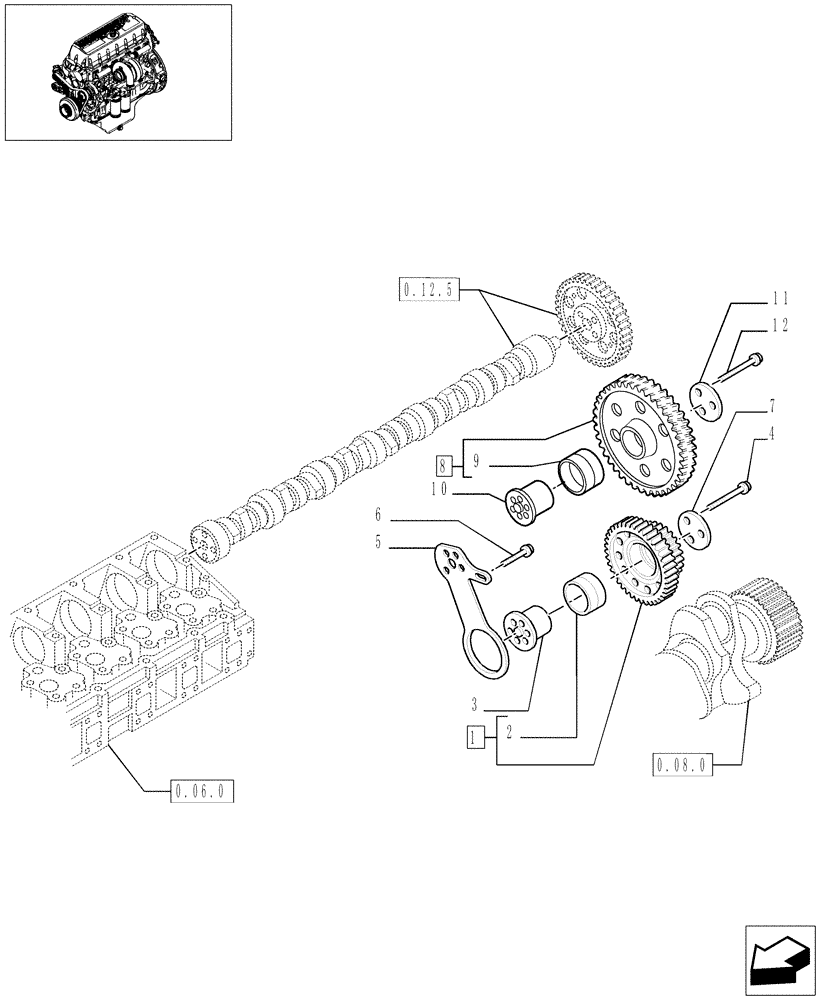 Схема запчастей Case F3AE0684L E906 - (0.10.0[01]) - INTERMEDIATE CONTROLS (504051834) 