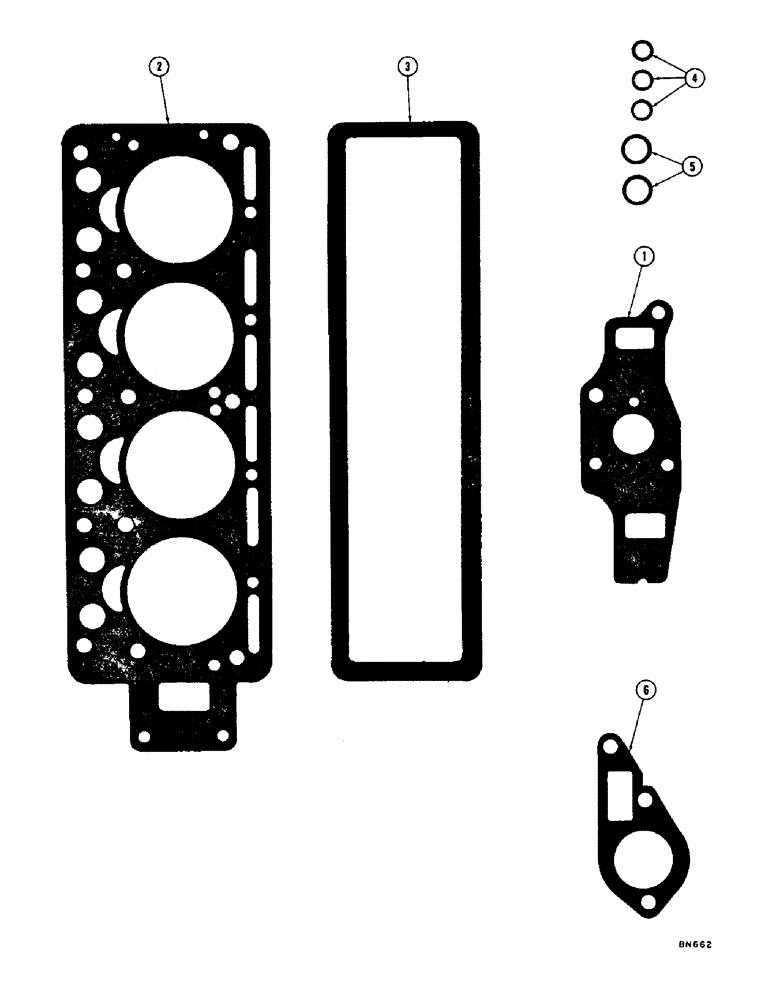Схема запчастей Case 1000 - (016) - VALVE GRINDING GASKET SET (01) - ENGINE