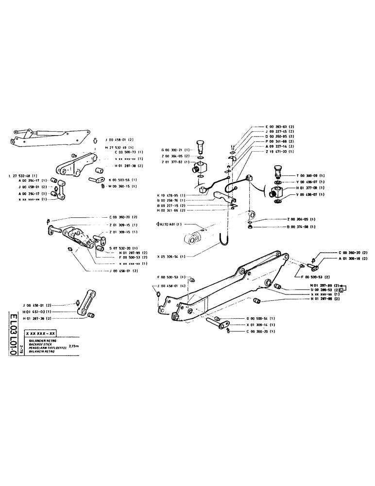 Схема запчастей Case LC80M - (117) - BACKHOE STICK 