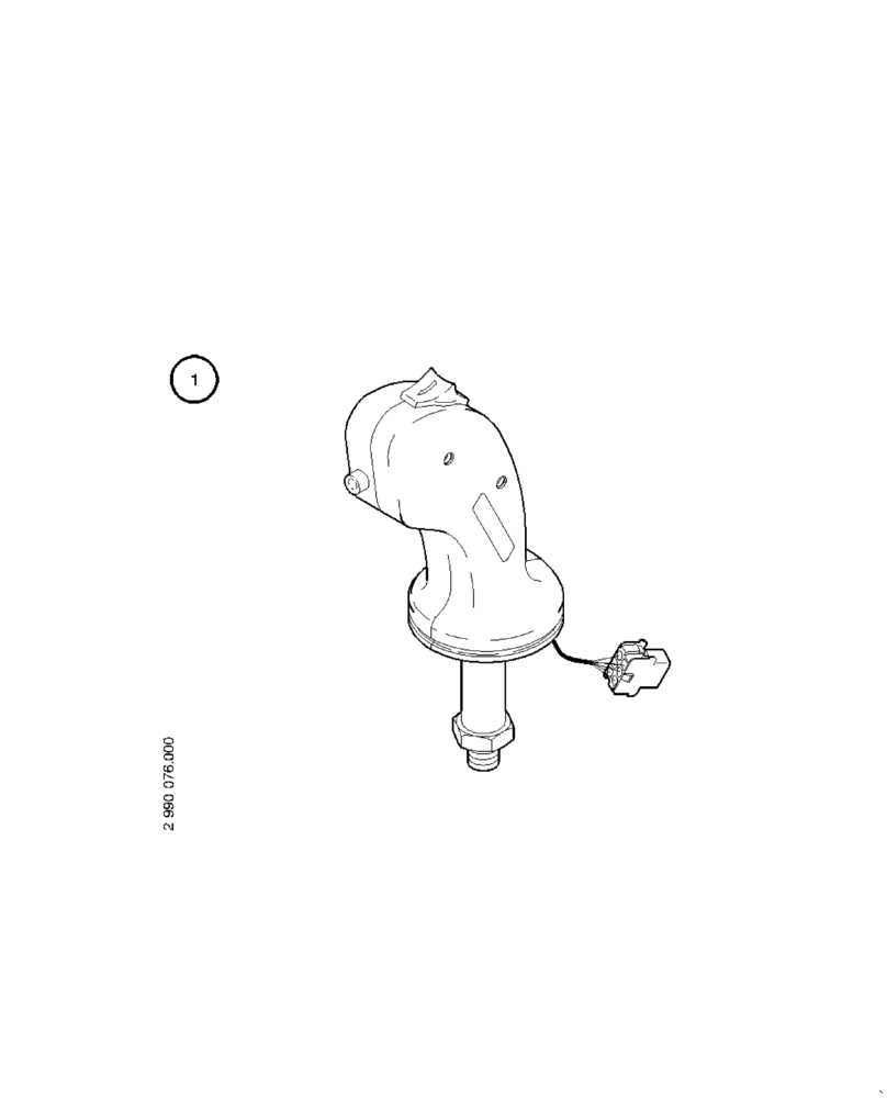 Схема запчастей Case 321D - (32.452[2990076000]) - GEARSHIFT LEVER (90) - PLATFORM, CAB, BODYWORK AND DECALS