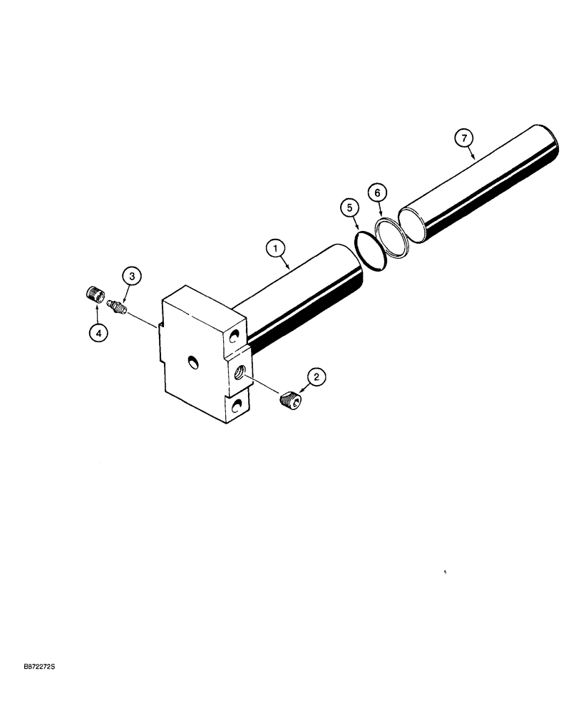 Схема запчастей Case 760 - (09-076) - TRENCHER ROCK BOOM CHAIN ADJUSTER (89) - TOOLS