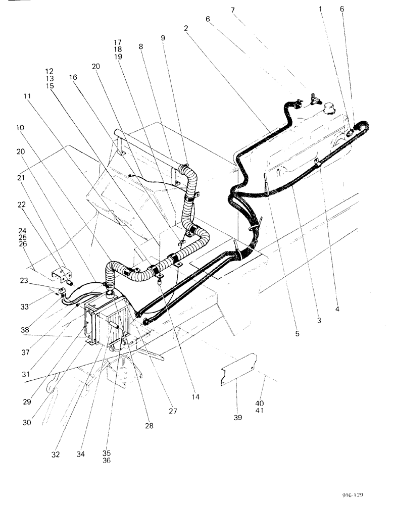 Схема запчастей Case 580F - (324) - CAB, HEATER AND DEFROSTER, FOR DENMARK, UP TO NO 3.736.447 (50) - CAB CLIMATE CONTROL
