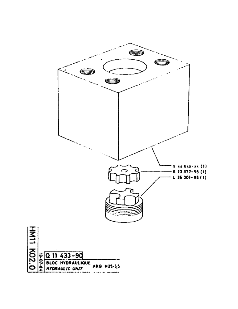 Схема запчастей Case 160CK - (194) - HYDRAULIC UNIT (07) - HYDRAULIC SYSTEM