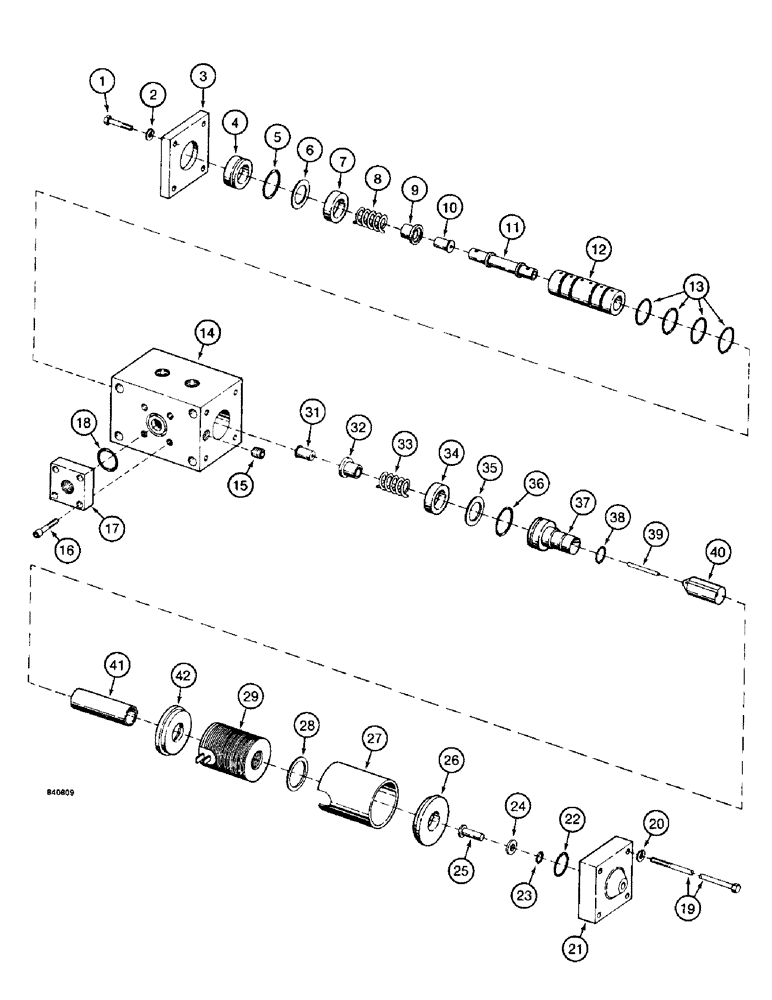 Схема запчастей Case 1187 - (236) - SOLENOID VALVE, USED WITH COLLECTOR (07) - HYDRAULIC SYSTEM