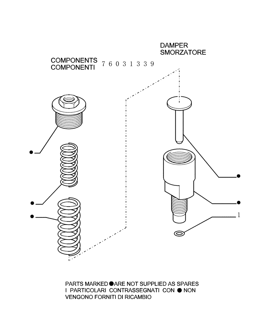 Схема запчастей Case 1850K LT - (2.304[07]) - BRAKE CONTROLS - STEERING CLUTCH (04) - UNDERCARRIAGE