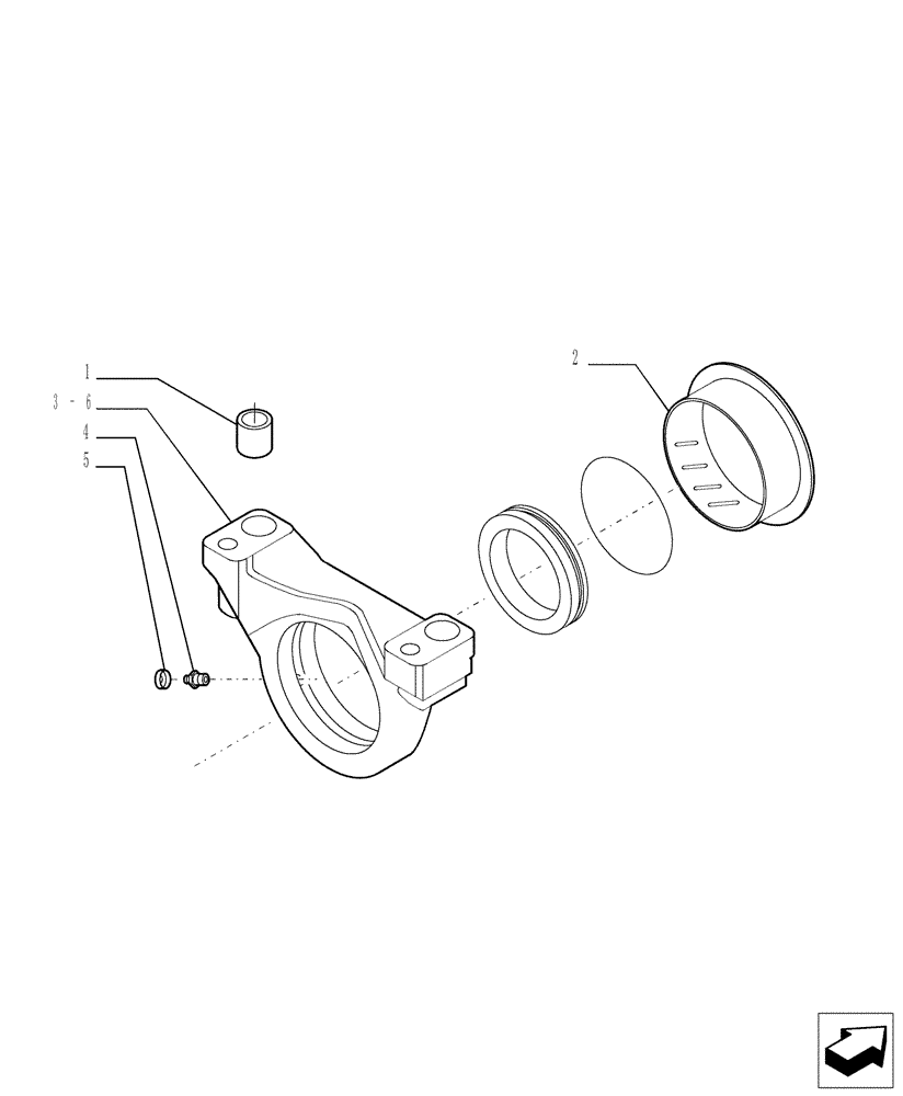 Схема запчастей Case TX1055 - (1.44.0[07]) - REAR AXLE - SUPPORT (27) - REAR AXLE SYSTEM