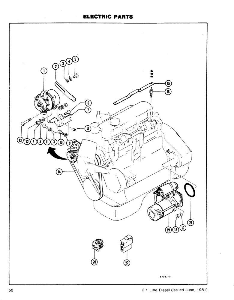 Схема запчастей Case DH4 - (50) - ELECTRICAL PARTS (55) - ELECTRICAL SYSTEMS