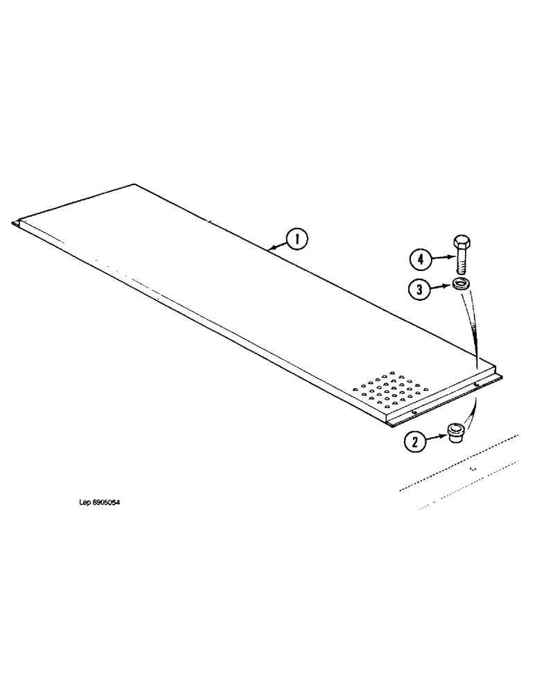 Схема запчастей Case 1088 - (9C-8) - OPERATOR PLATFORM, P.I.N. FROM XXXXX AND AFTER, P.I.N. FROM 106901 AND AFTER (09) - CHASSIS/ATTACHMENTS