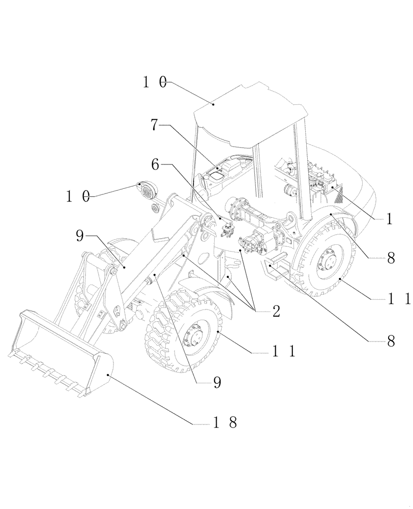 Схема запчастей Case 21E - (MAIN) - SECTIONS (00) - GENERAL