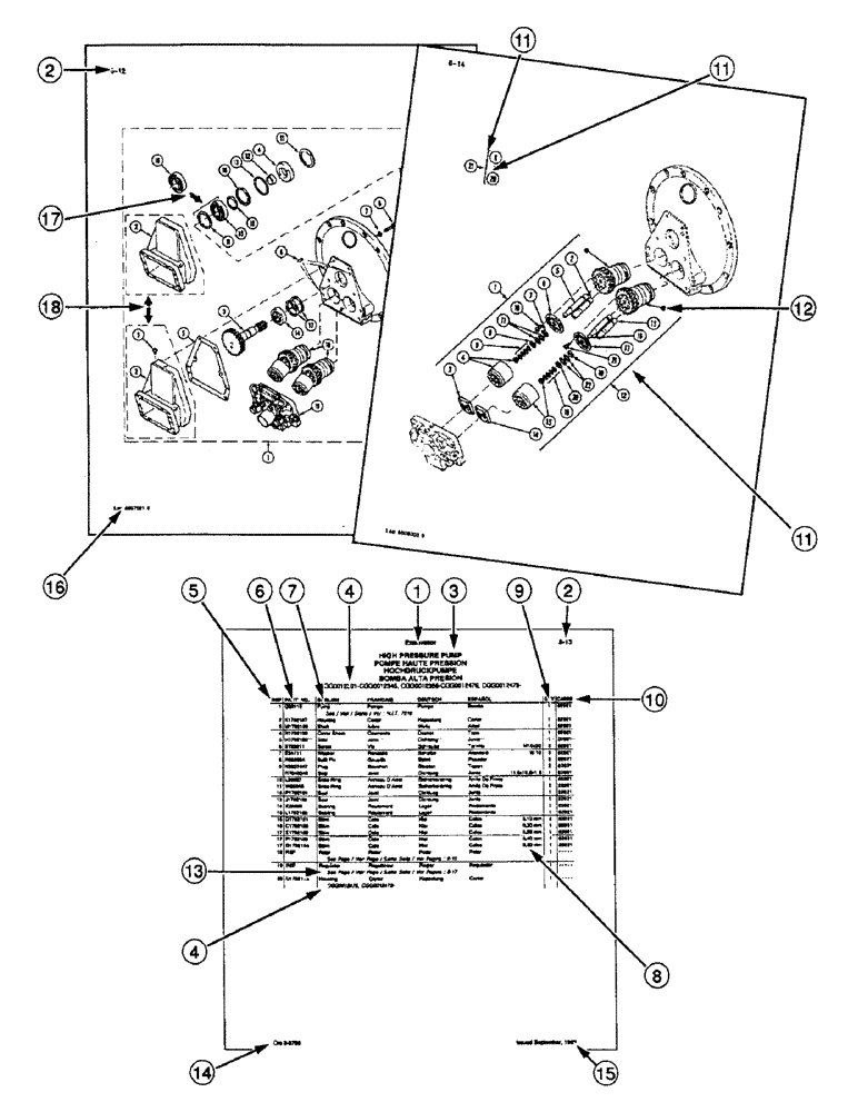 Схема запчастей Case 688 - (1-14) - 