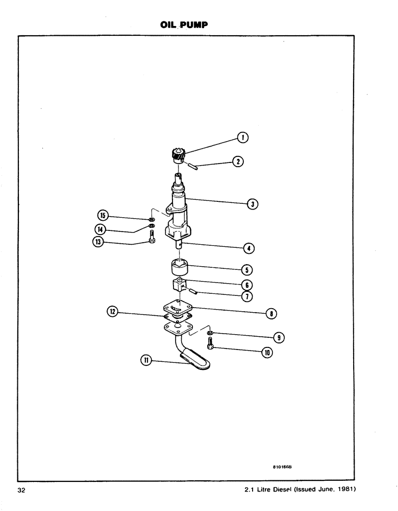 Схема запчастей Case DH4B - (32) - OIL PUMP (10) - ENGINE