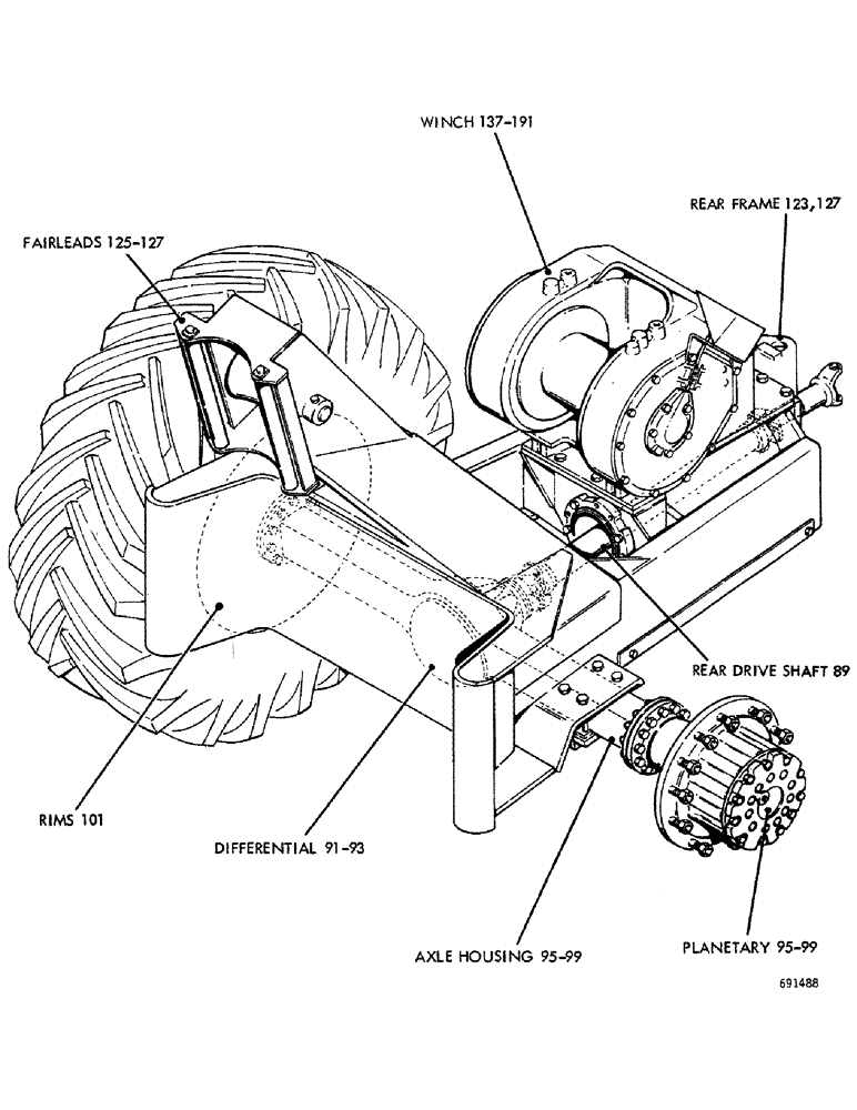 Схема запчастей Case 300 - (008) - PICTORIAL INDEX (00) - PICTORIAL INDEX