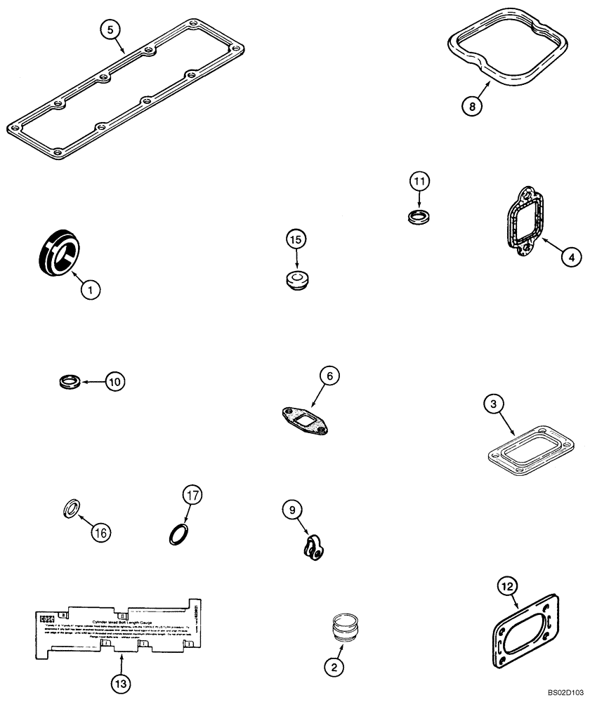 Схема запчастей Case 850K - (02-21) - GASKET KIT, VALVE GRIND - 4T-390 EMISSIONS CERTIFIED ENGINE (02) - ENGINE