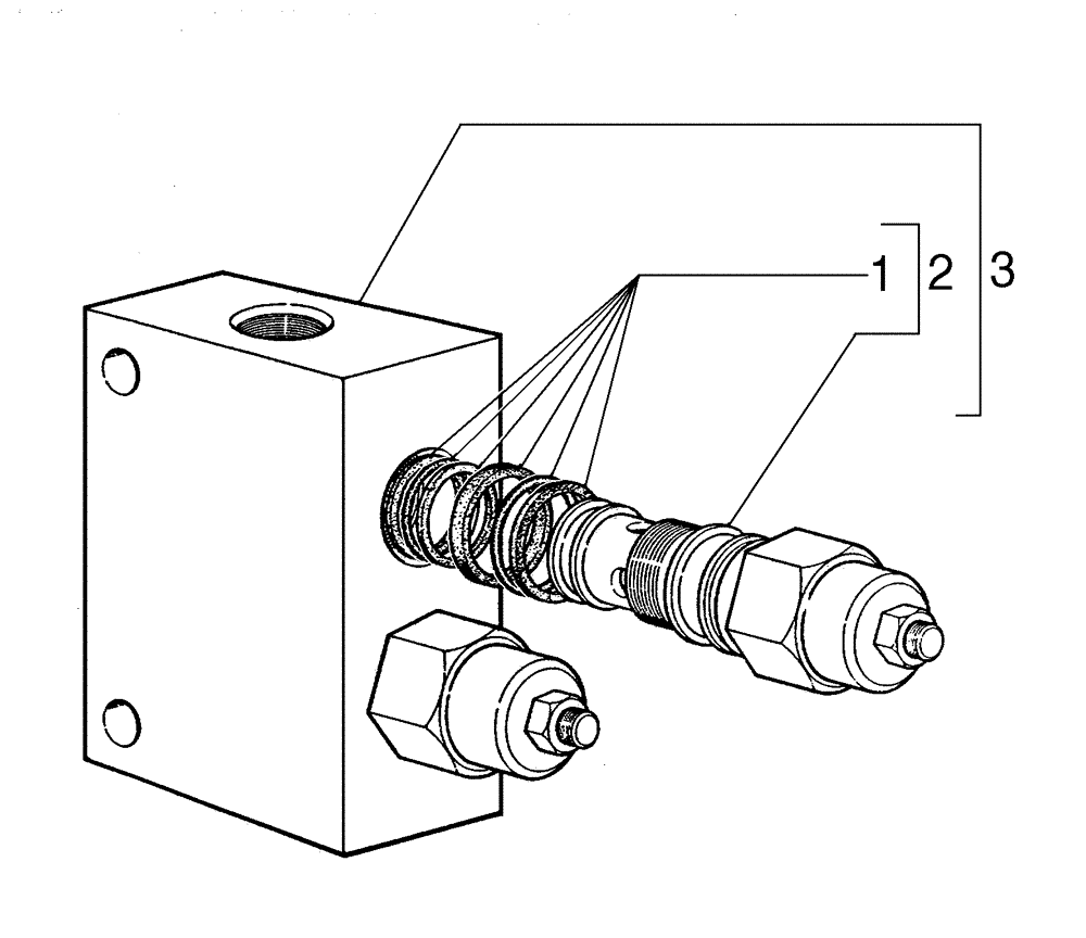 Схема запчастей Case 865B AWD - (08-41[01]) - LOCK VALVE (08) - HYDRAULICS