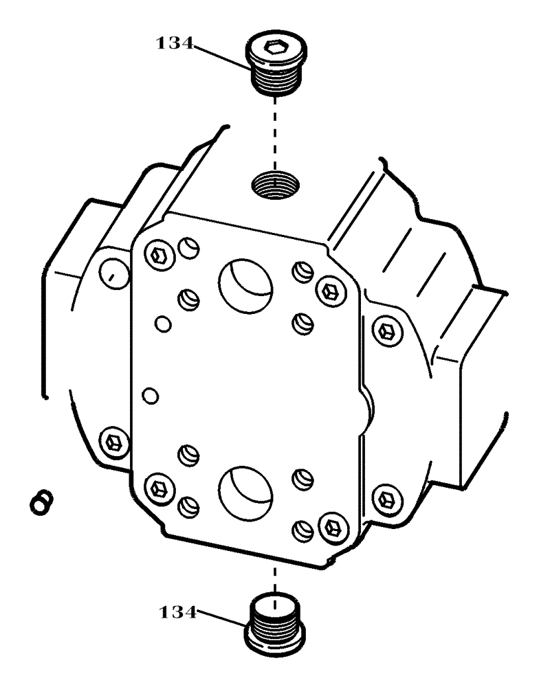 Схема запчастей Case 321D - (22.125[2988374000]) - REGULATION HYDRAULIC MOTOR STANDARD (35) - HYDRAULIC SYSTEMS