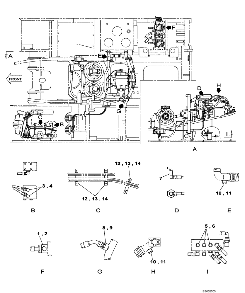 Схема запчастей Case CX700 - (08-092-00[01]) - HYDRAULIC CIRCUIT - PLUG, BLANK-OFF (3-WAY) (08) - HYDRAULICS