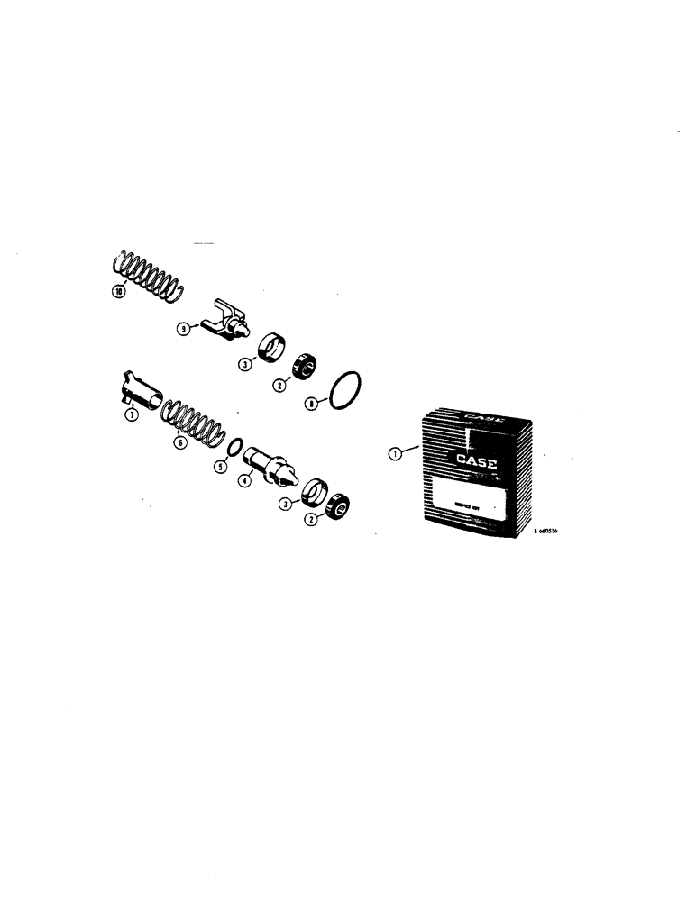 Схема запчастей Case 450 - (220[2]) - SERVICE KIT FOR HYDRAULIC COUPLINGS (07) - HYDRAULIC SYSTEM