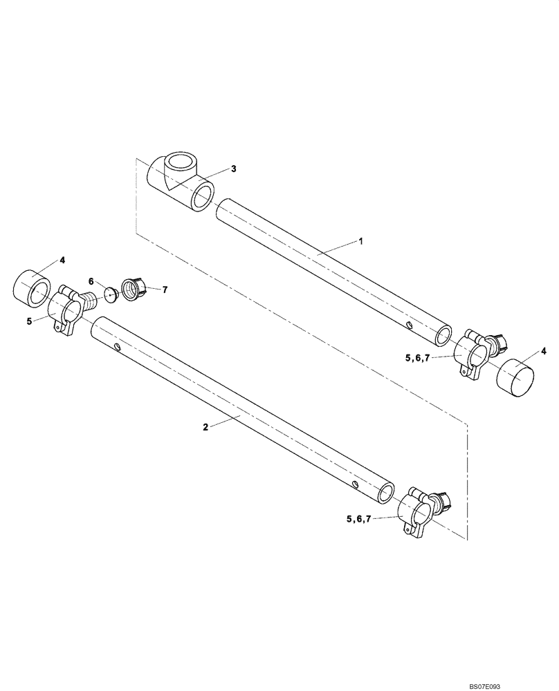 Схема запчастей Case DV202 - (12-56-1/2[01]) - DRUM SPRINKLING SYSTEM (GROUP 56-1/2) (09) - CHASSIS/ATTACHMENTS