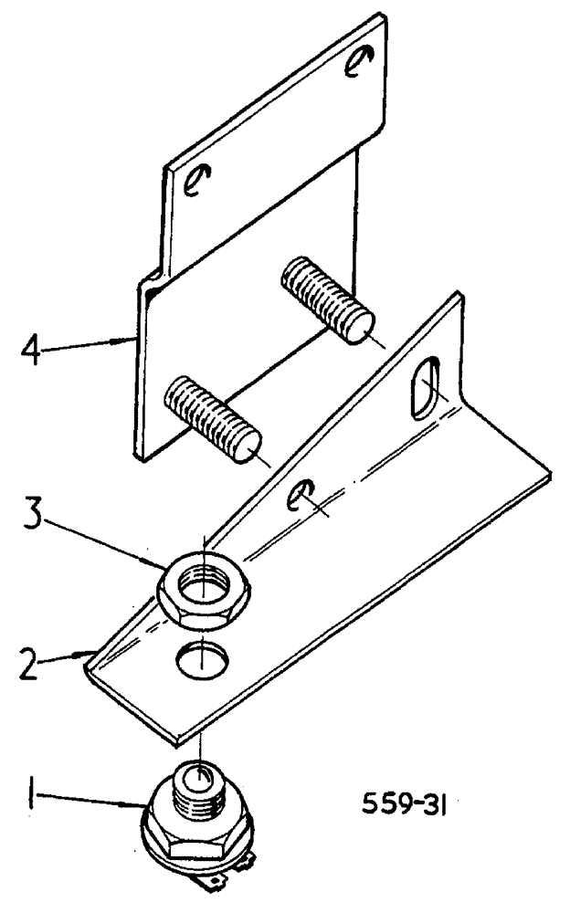 Схема запчастей Case 3400 - (051) - NEUTRAL SAFETY SWITCH (55) - ELECTRICAL SYSTEMS