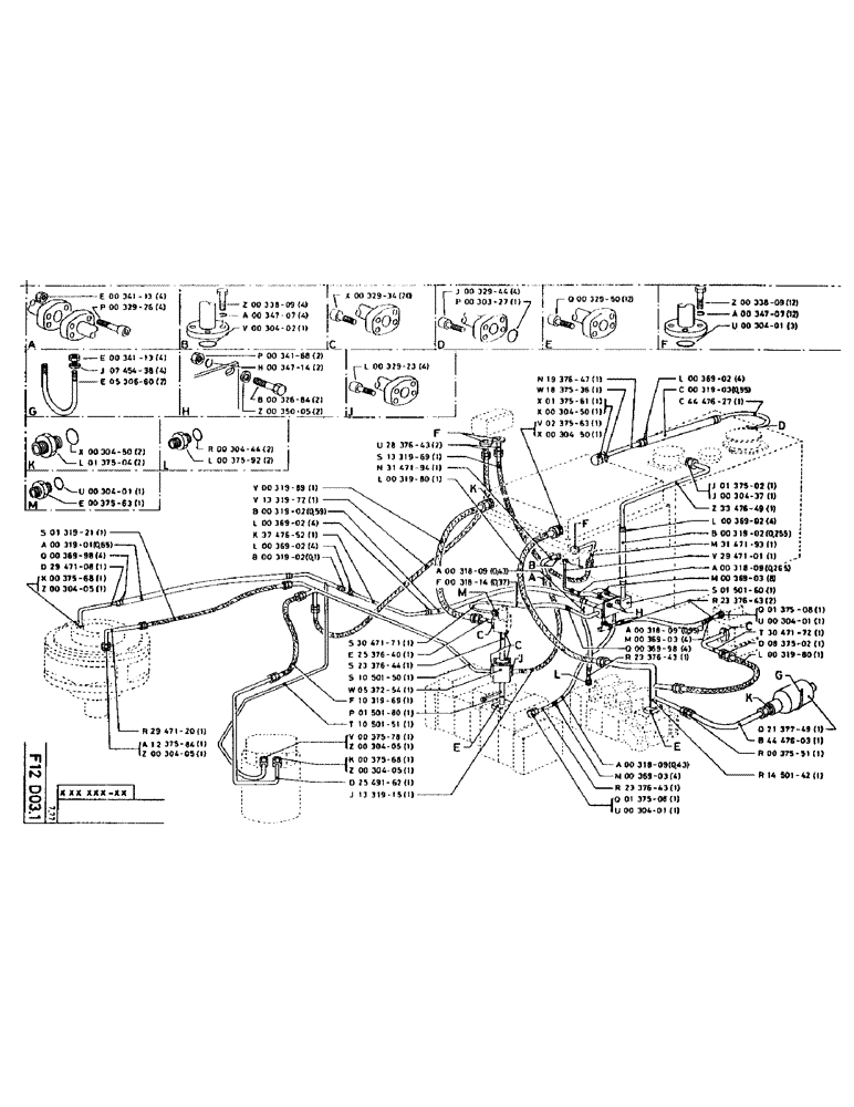 Схема запчастей Case 90CL - (061) - NO DESCRIPTION PROVIDED (07) - HYDRAULIC SYSTEM