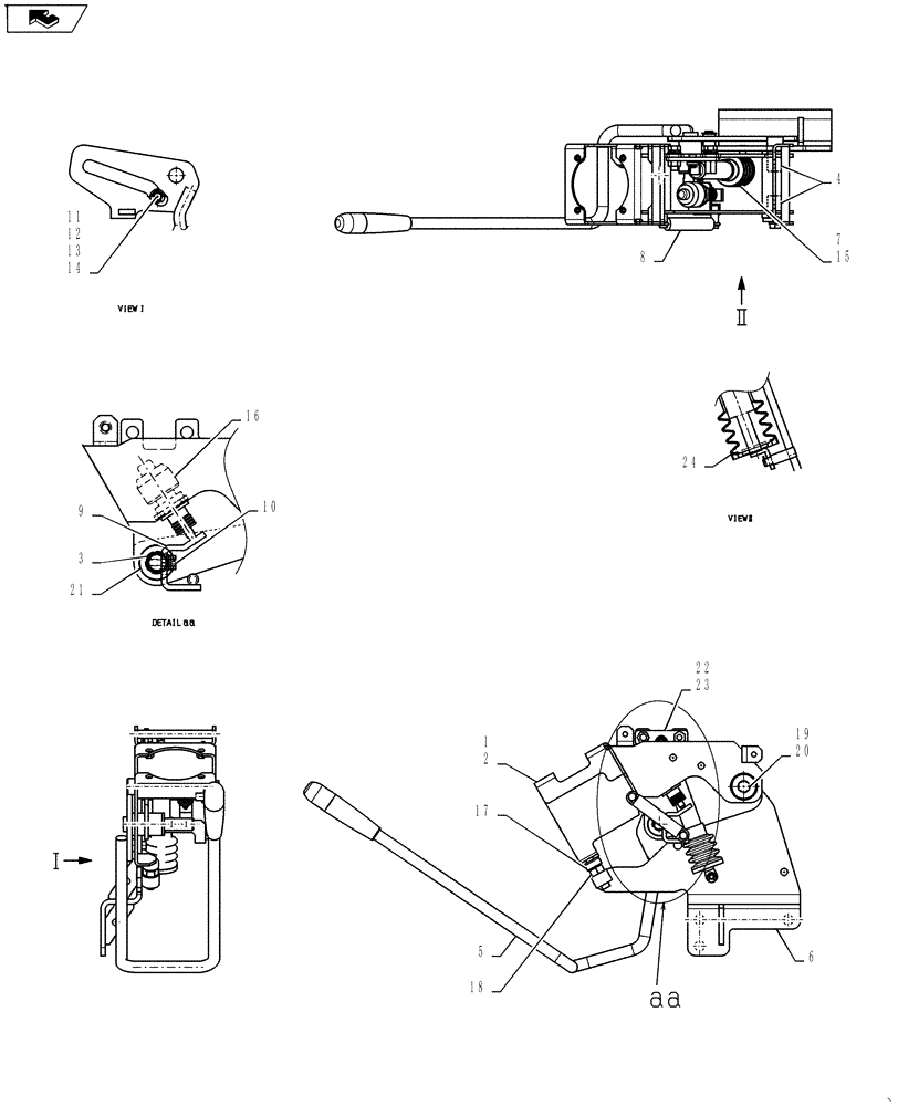 Схема запчастей Case CX55BMSR - (01-049[02]) - CONTROLS, OPERATORS (90) - PLATFORM, CAB, BODYWORK AND DECALS