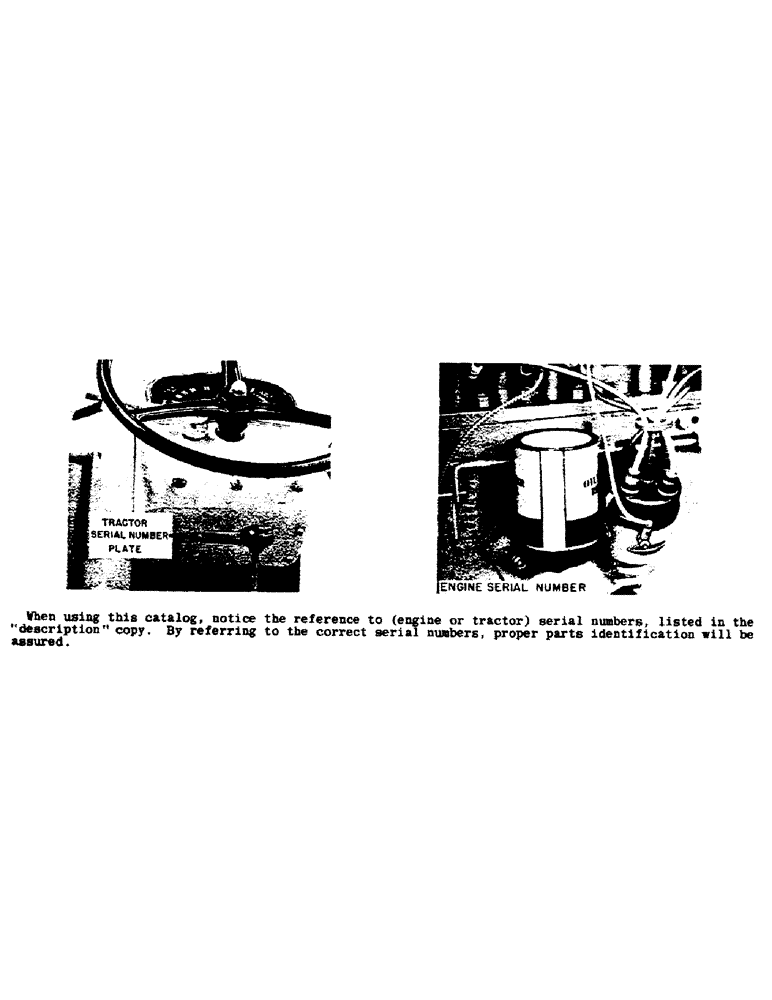 Схема запчастей Case 320 - (005) - TRACTOR SERIAL NUMBERS (00) - PICTORIAL INDEX
