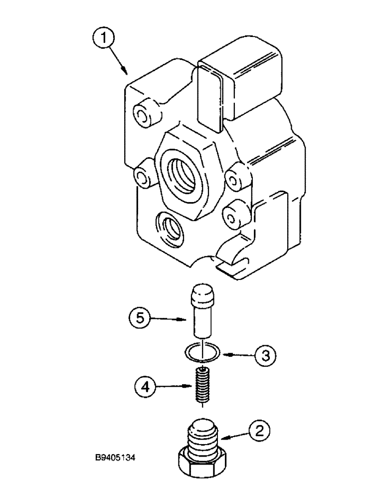 Схема запчастей Case 590SL - (8-82) - LOADER CONTROL VALVE, OUTLET SECTION (08) - HYDRAULICS