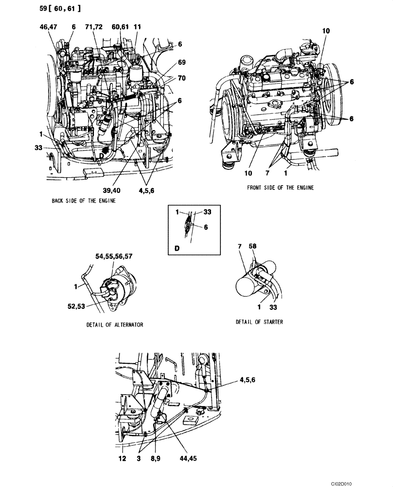 Схема запчастей Case CX75SR - (04-02) - HARNESS, MAIN - CHASSIS, UPPERSTRUCTURE (04) - ELECTRICAL SYSTEMS