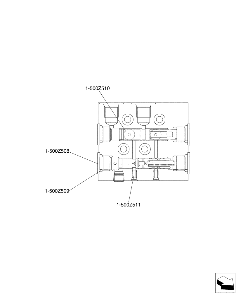 Схема запчастей Case CX50B - (01-022[04]) - MOTOR INSTAL, SWING (35) - HYDRAULIC SYSTEMS